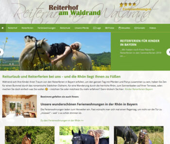 Reiterhof-am-Waldrand.de – Reiturlaub und Reiterferien in der Rhön